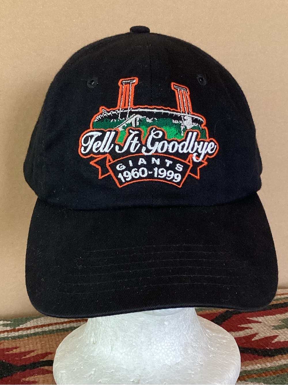 Vintage 1999 San Francisco Giants Tell it Goodbye candlestick Park Dad hat